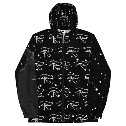 Eye of Horus | Men’s Windbreaker Jacket  {Eco-Friendly} FixedStars