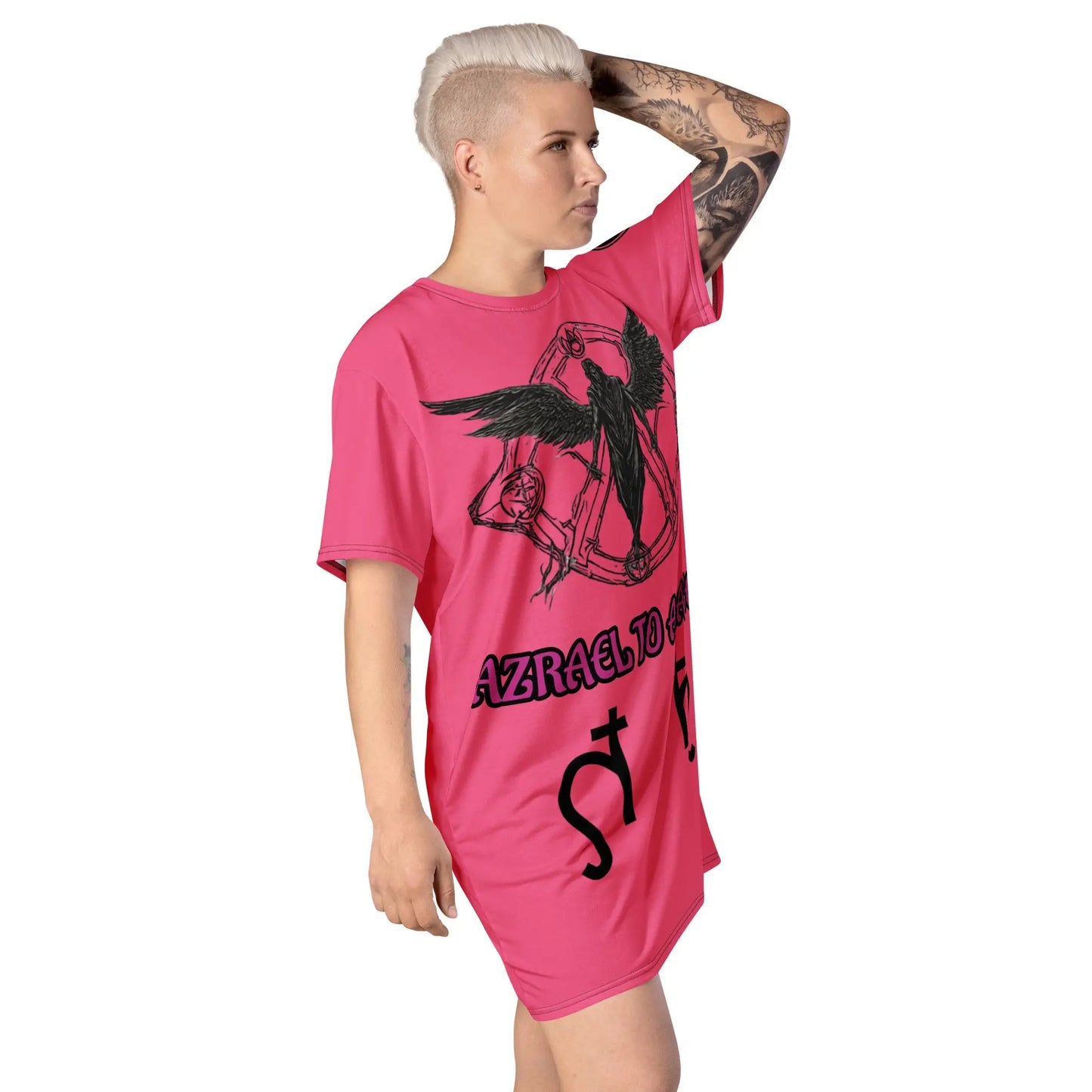 Azrael to Azazel ||  Tee Dress Pink FixedStarsdress