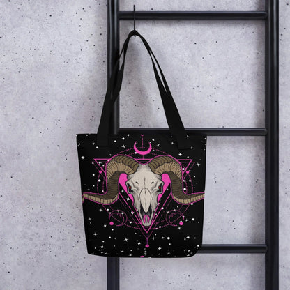 Pink Lunar Ram | Tote bag - FixedStars