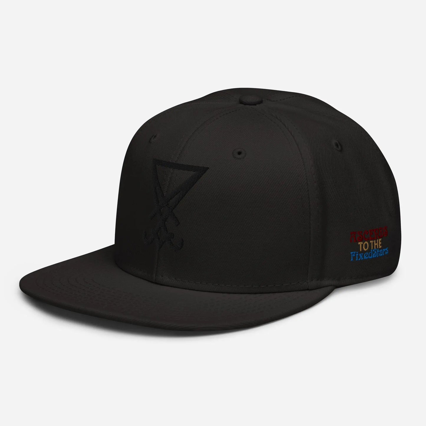 Lucifer Ascend | 3d Rising Embroided Snapback Hat - FixedStars