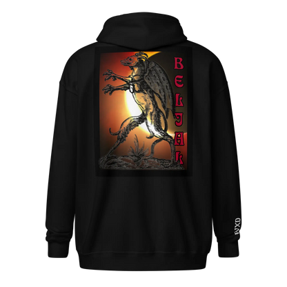 Belial Demon King | Unisex Heavy Zip Hoodie - FixedStars