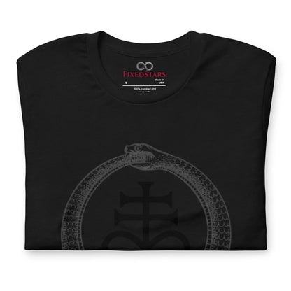 Ouroboros | Unisex Black T-shirt (Fair-trade product) - FixedStars