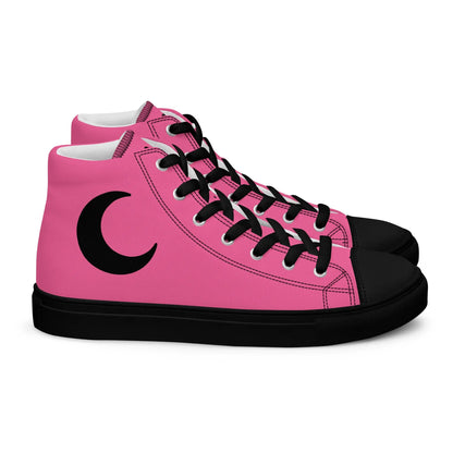 Primal Pink Moon | Women’s high top shoes - FixedStars