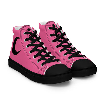 Primal Pink Moon | Women’s high top shoes - FixedStars