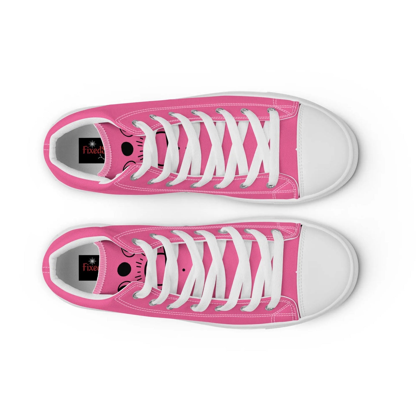 Primal Pink Moon | Women’s high top shoes - FixedStars