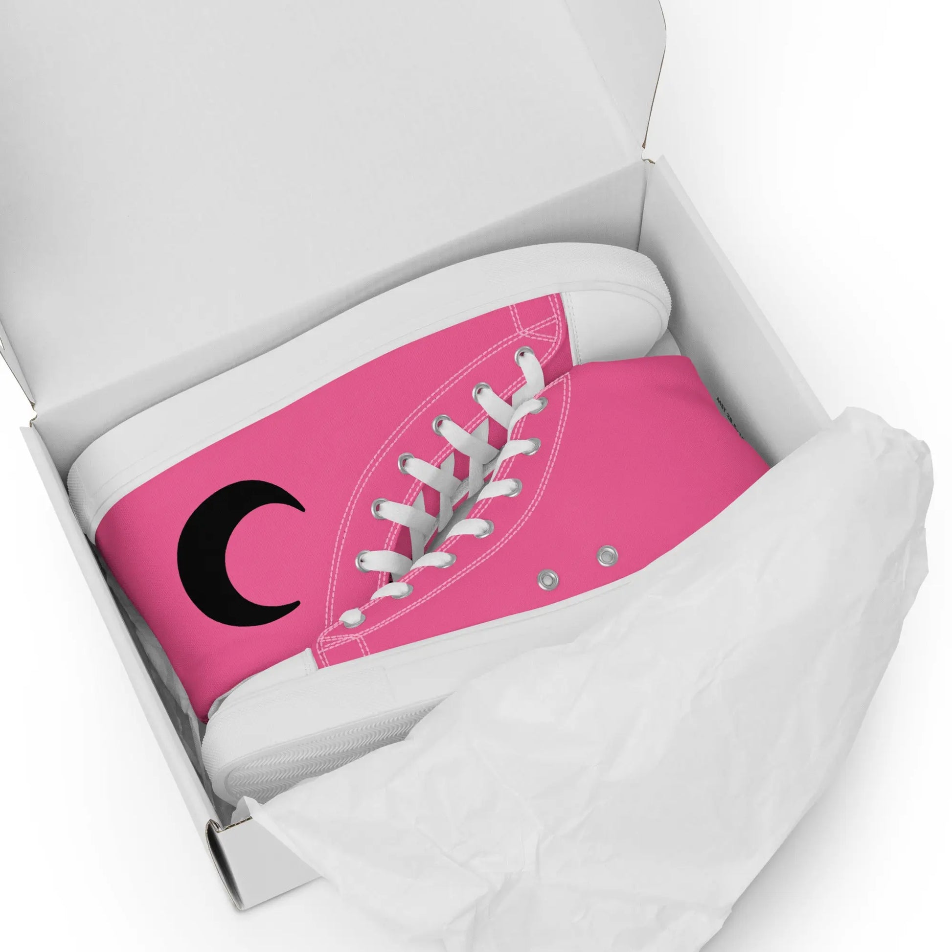 Primal Pink Moon | Women’s high top shoes - FixedStars