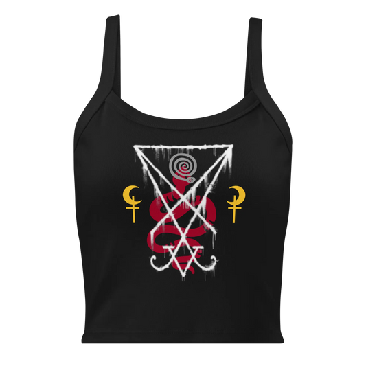 The Serpent's Mysteries | Women's Micro-Rib Tank Top - FixedStars